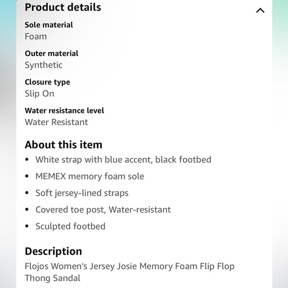 New Flojos women black memory foam flip flops 10 - Picture 7 of 7